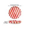 1PC Minimalist Striped Dessert Plate Ceramic Tray Korean-style Tableware Trendy Ceramic Snack Platter 14.5x14.5cm