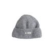 Japanese Simple Letter Pattern Labeling Knitted Hat for Women In Autumn and Winter New Warm and Thickened Cold Hat Showing A Small Face