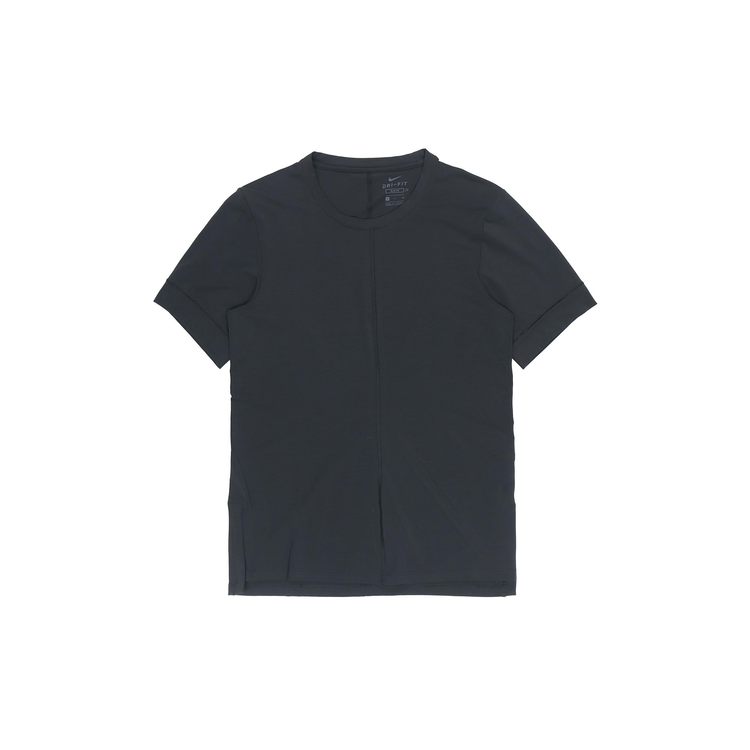 

New Nike AS NK Dry Top SS YOGA Black BV4035-010 M