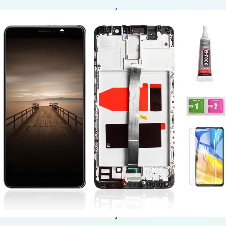 LCD With Frame For Huawei Mate 9 LCD Display with Touch Screen Assembly золотой