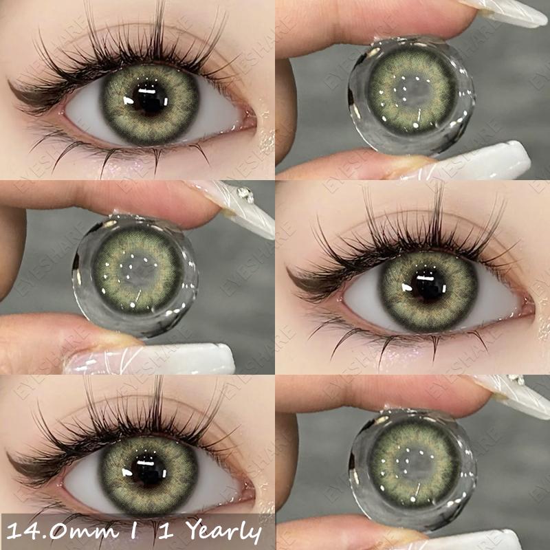 

Контактные линзы EYESHARE натурального цвета для глаз, контактные линзы для макияжа, мягкие цветные контакты, 1 пара/2 шт., цветные линзы для глаз