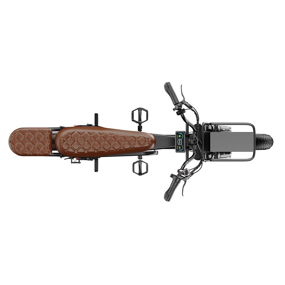 Velopro M9 Electric Bicycle 250W Motor 20" Fat Tire Fully Suspended Adult Electric Bicycle 48V 35Ah Hydraulic Brakes 7 Speed With Alarm