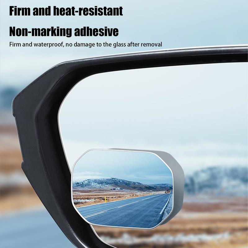 Rearview Blindspot Glass 360Degree High Definition Car Glass Blindspot Eliminator Wide Angle Adjustable Car Accessories For SUVs