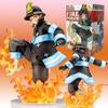 Anime Shinra Kusakabe Figure Scene Fire Force Special Effect Blood Desktop DollAction Figure Collection Gifts