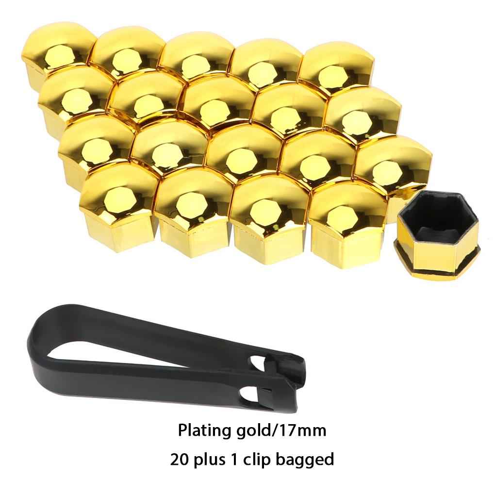 20 Stück Radmutterabdeckungen mit Demontagewerkzeug Reifen-Radmutternkappen Automobil Modifiziertes Zubehör Ersatz für Arrizo