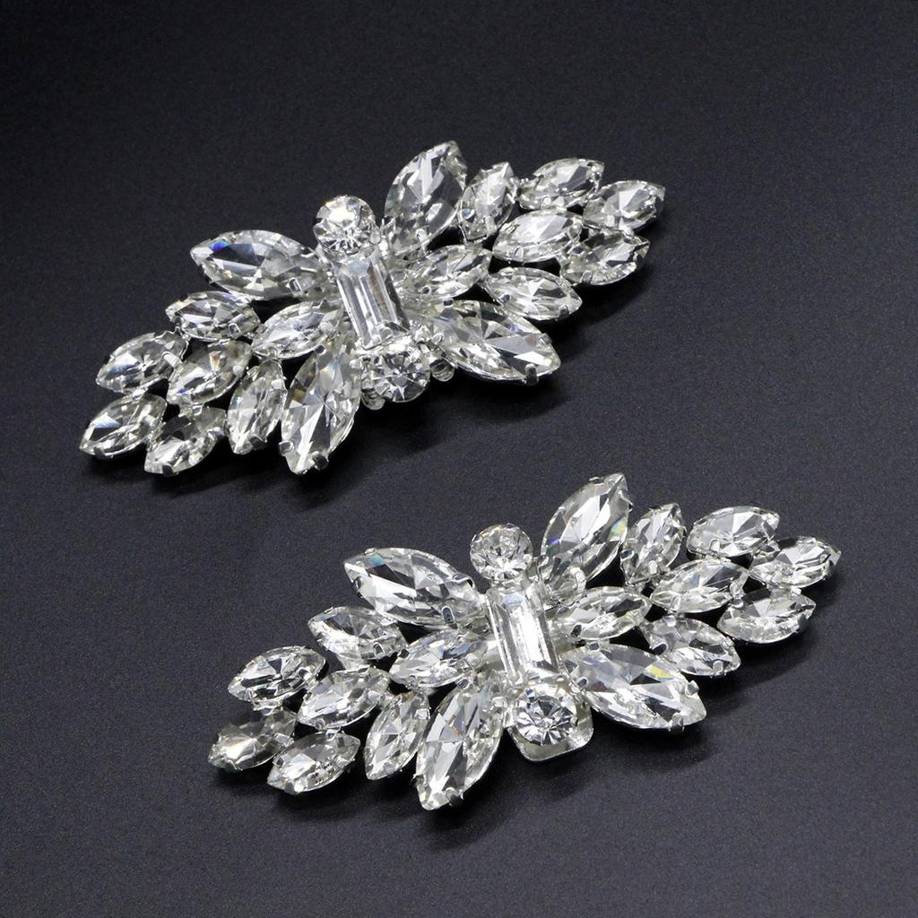 Women Decorative Shoe Clips Buckles Jewelry Crystal Decorations Charms Buckle Wedding Banquet
