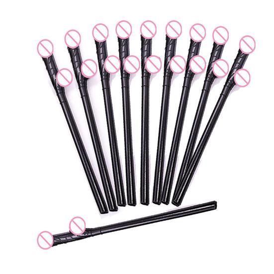 Fun Drinking Straws for Bachelorette Parties 18cm Unique Willy Cocktail Straws Reusable Novelty Sucking Drinking Straw Hen Night Bar Supplies