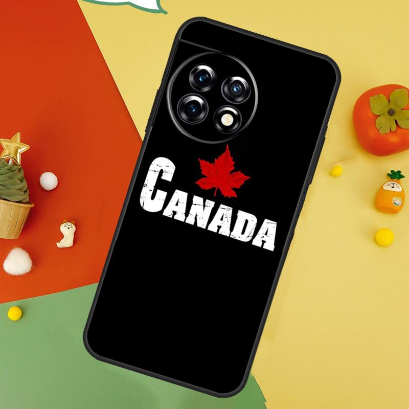 Canada Canadian Flag Case For OnePlus 9 10 Pro 11 12 13 15 13T 13R 12R 10T 8T Nord 5 CE 2 3 4 Lite N20 N30 Cover