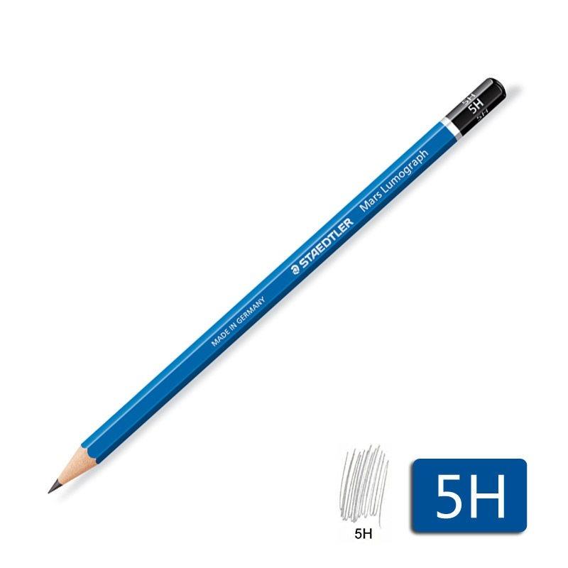 STAEDTLER Blue Bar Student Drawing Sketch Pencil Natural Wood Barrel Break-Resistant Pencil Multiple Hardness Leads Available