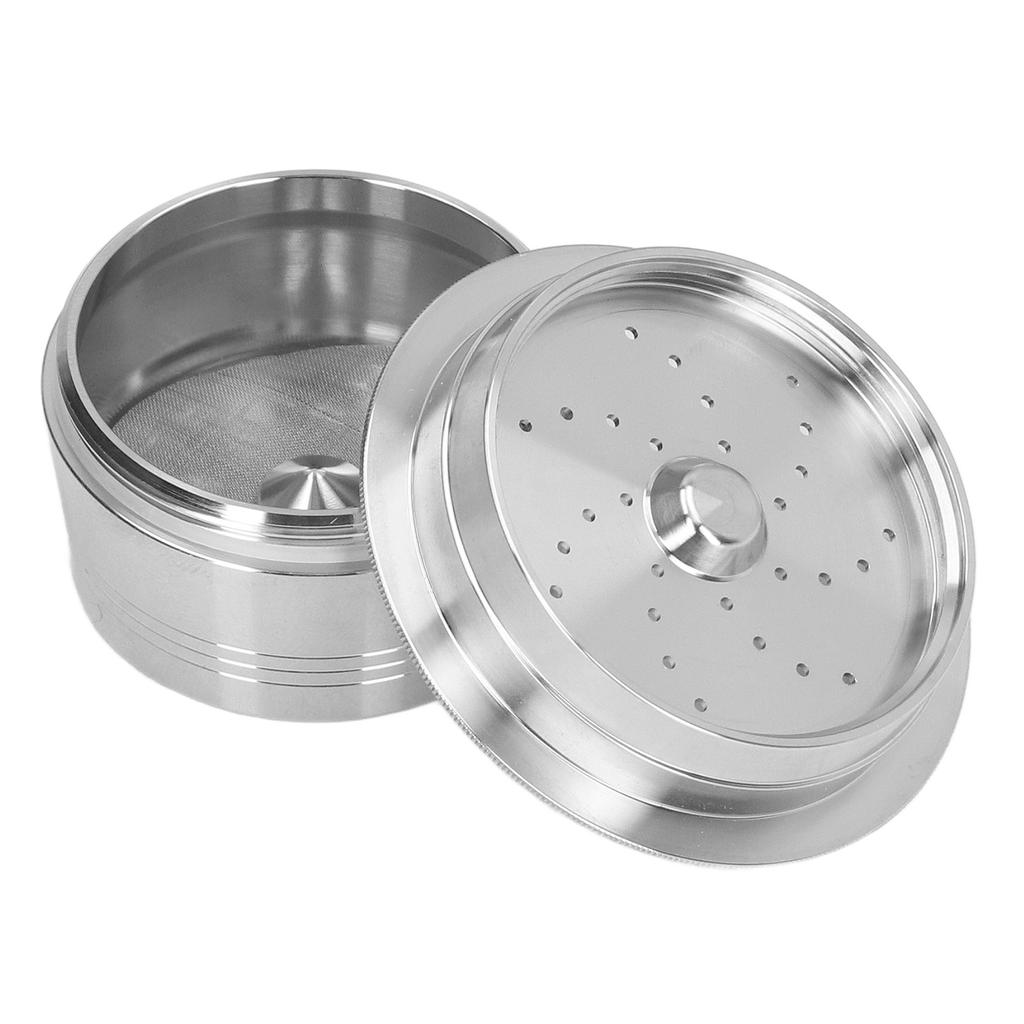 Wiederverwendbare Kaffeekapsel, nachfüllbare Kaffeepads aus Edelstahl mit Bürste für Cafissimo-Kaffee