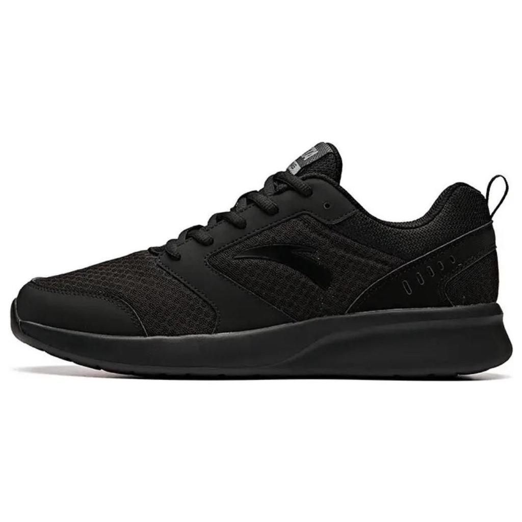 Anta Versatile Shock-Absorbing Non-Slip Wear-Resistant Breathable Rebound Low-Top Running Shoes Men sneaker Black 912145544-3