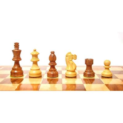 Wooden Chess Pieces Only 32 Chessmen and 2 Extra Queens Made with Rsewood Wood and Box Wood. Wooden Chess Board (Not Included)