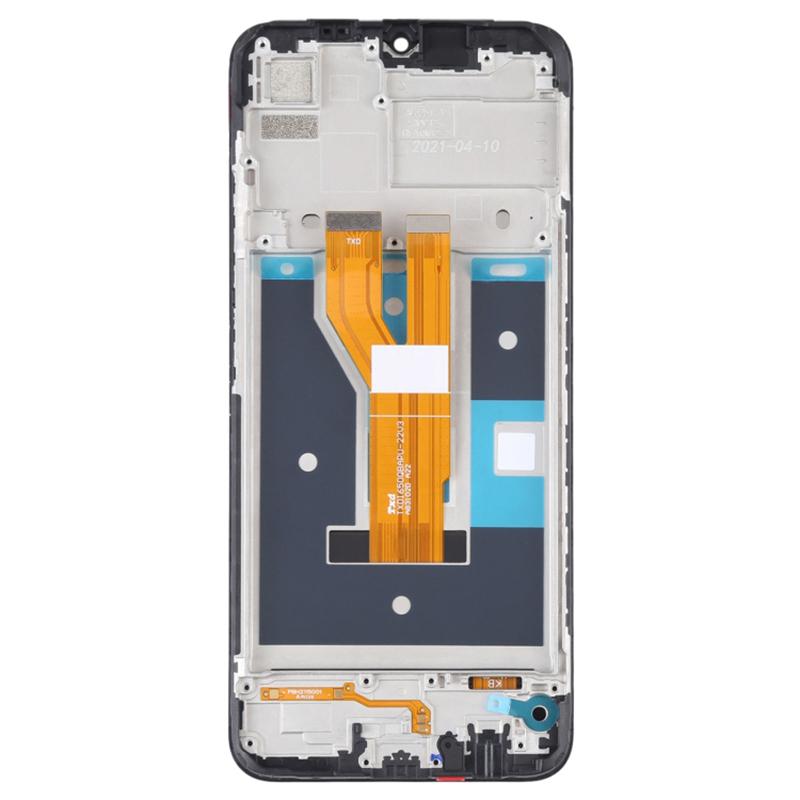 Für Realme C20/C21 4G/C11 (2021) LCD-Bildschirm und Digitalisierer-Baugruppe + Rahmen-Ersatzteil der Klasse C (ohne Logo)