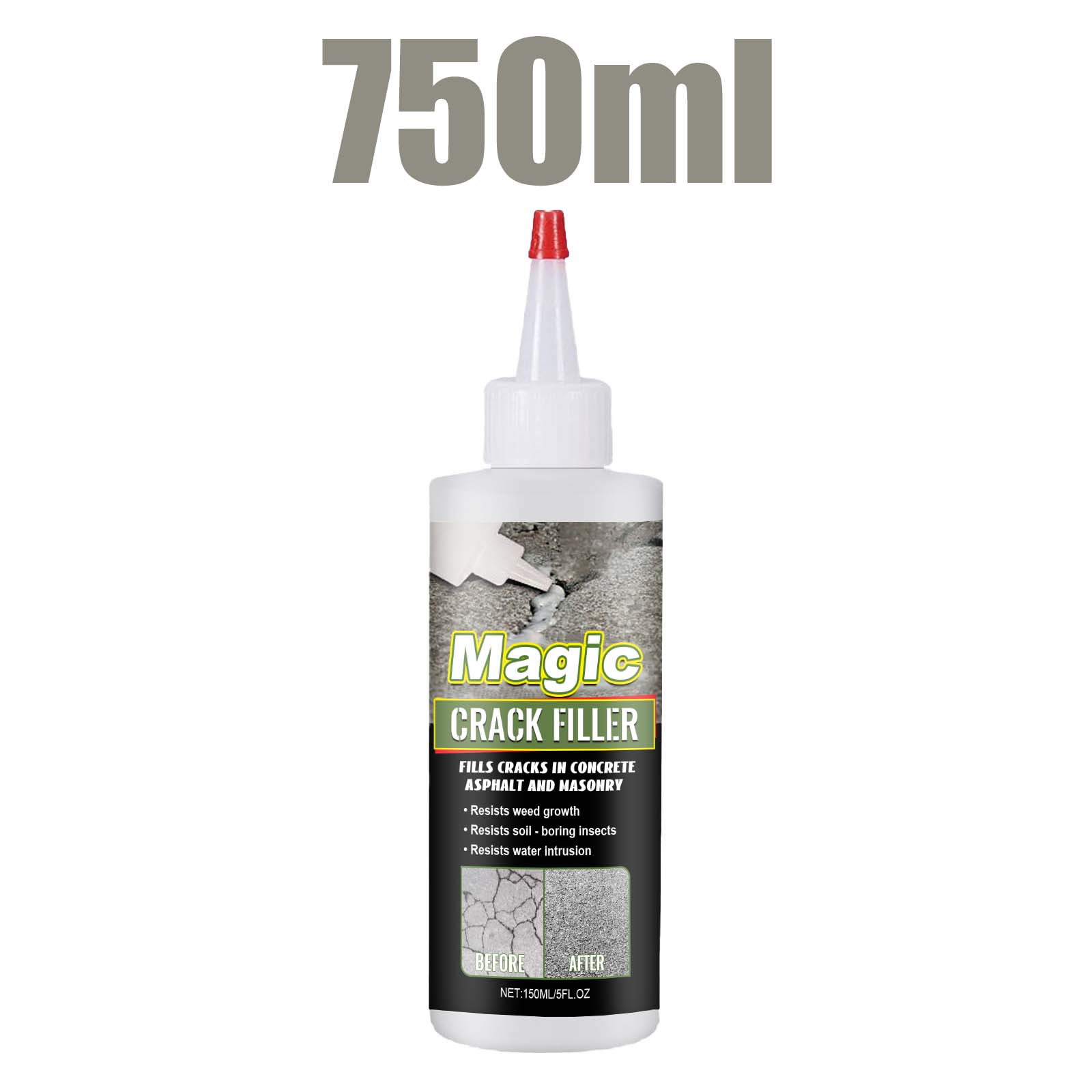 150ml Magic Concrete Crack Filler Water