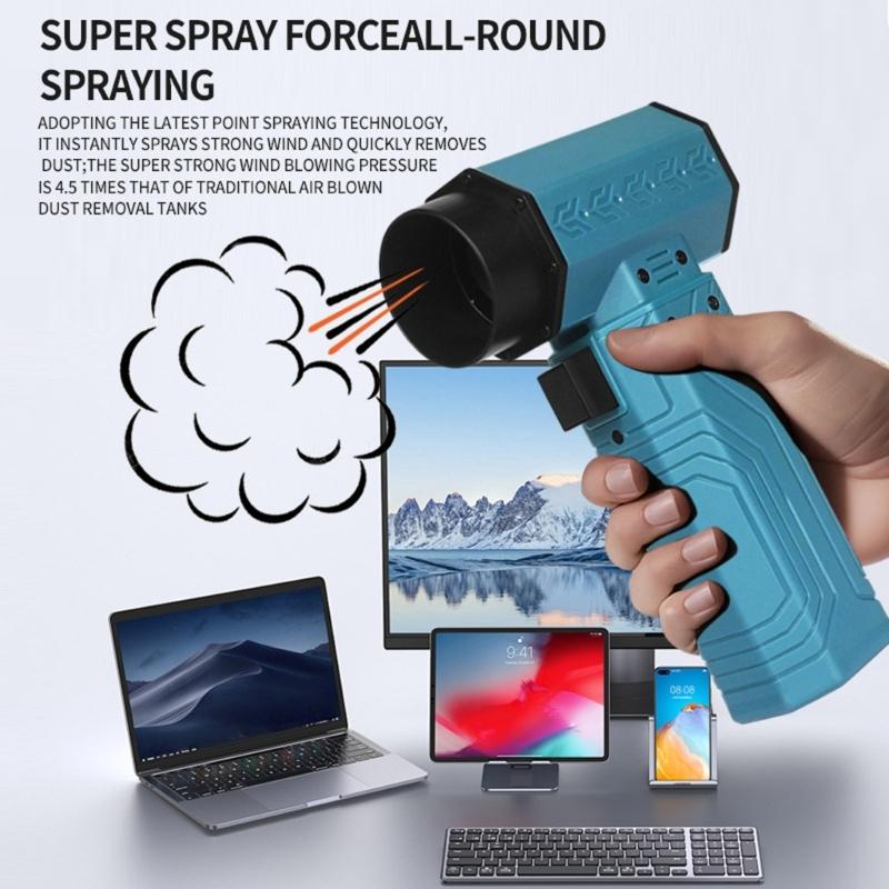 Cordless Car Vacuum Cleaner and Blower with Brushless Motor High Power Suction Portable Design for Home Vehicle Use