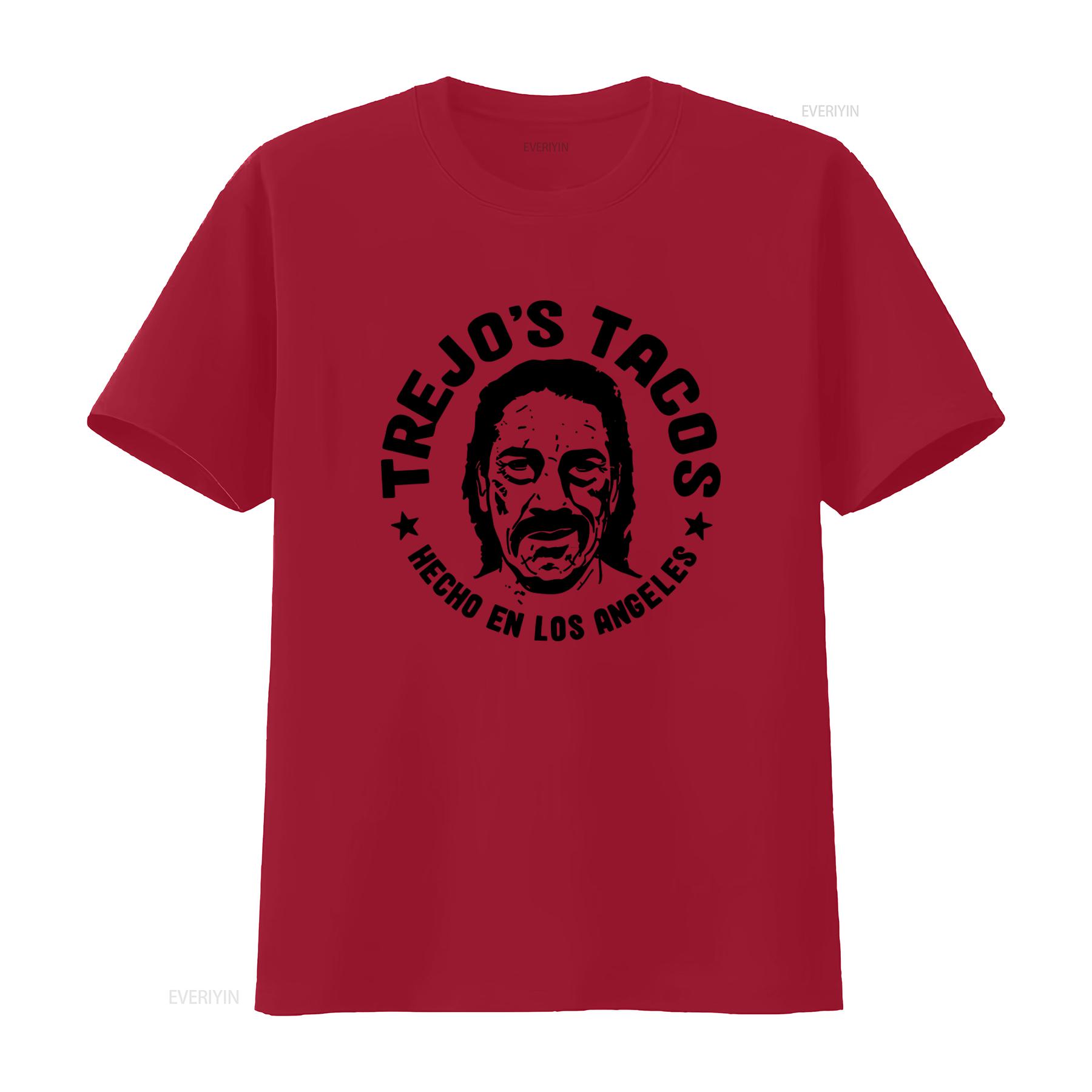 Trejos Tacos Danny Trejo Popular Eatery Taco Lovers T Shirt Made in Los Angeles vintage Washed graphic homme streetwear S