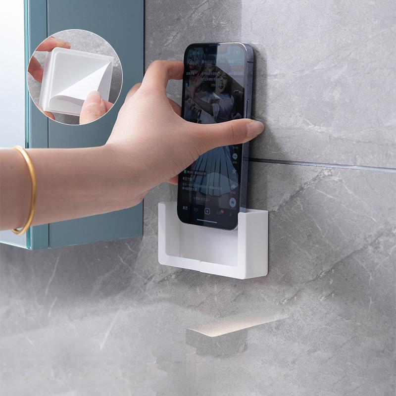 Multifunktionaler Wandmontierter Handyhalter Tablet-Lade-Ständer Halter Notiz-Brillenhalter Für Küche Bett Büro Wohnzimmer