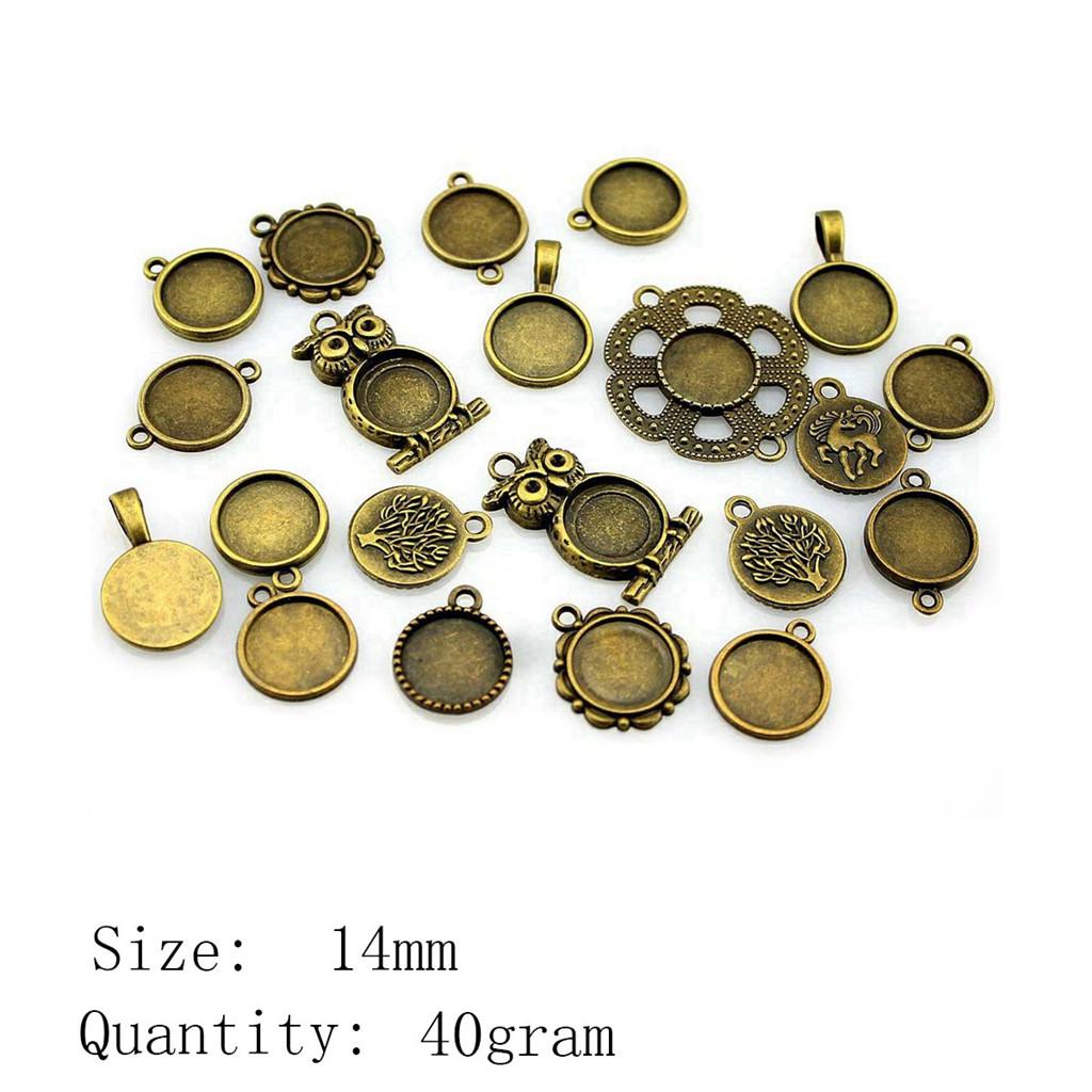 Father's Day Jewelry Findings & Components Mix Glass Cabochon Base Setting Tray Accessories Parts Biz Accessories Man