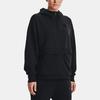 Under Armour Johnson 1/4 Casual Fleece Zip Sports Hoodie Women hoodies Black 1368798-001