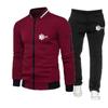 2024 Men's Autumn Zipper Sportswear Hoodie+Pants Sportswear