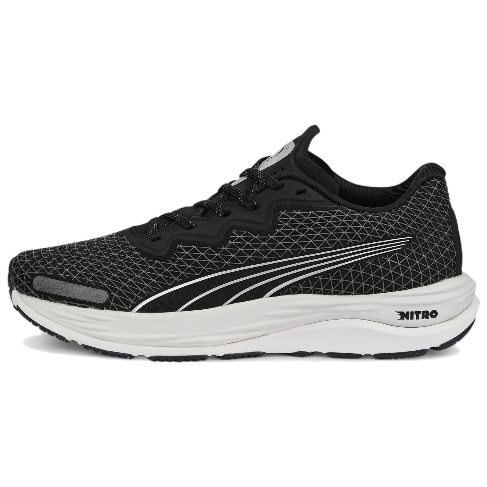 (WMNS) PUMA Velocity Nitro 2 Wtr Black White Women s 376918-01 EU 36