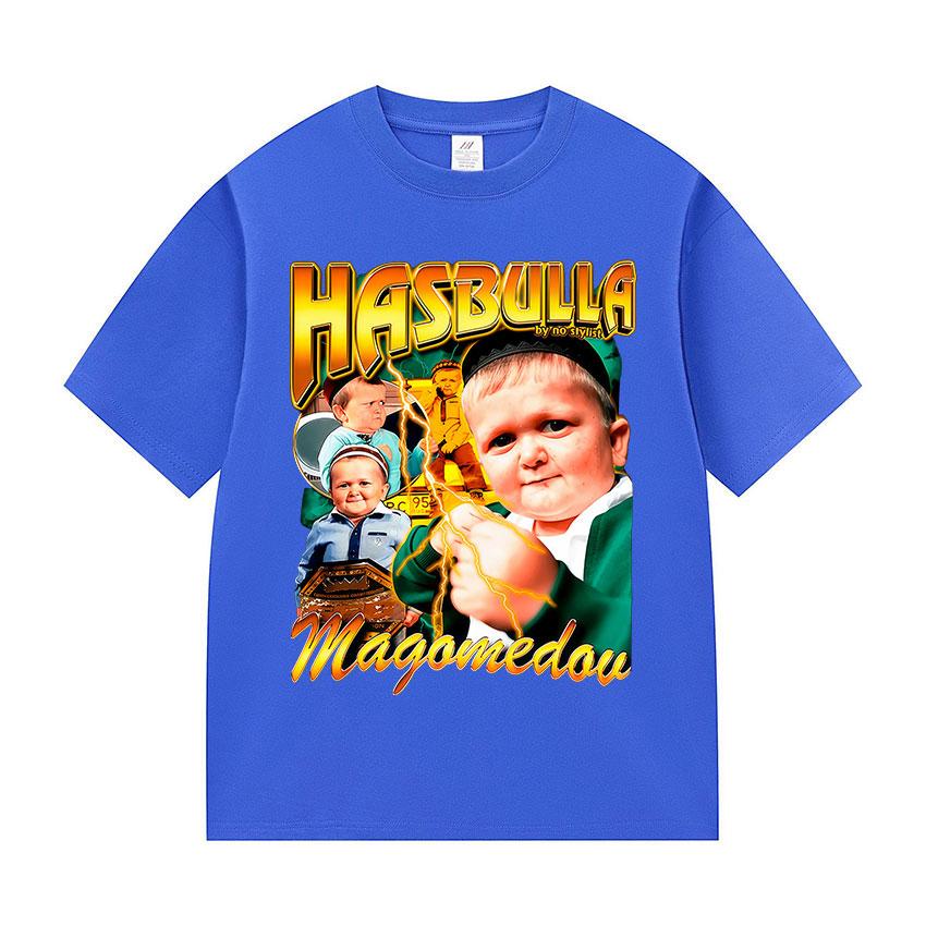 Vintage Classic Hasbulla Magomedov Graphic T Shirt Women Khabib Blogge Fighting Oversized Cotton T-shirts Summer Fashion T-shirt