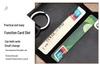Men's Genuine Leather Large Capacity Key Holder - Multi-functional Waist Hanging Key Case for Home Use