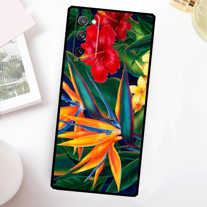 

Tropical Paradise Hawaiian Birds Case For Samsung Galaxy S22 S23 S24 Ultra Plus Note 10 20 S8 S9 S10 S20 FE S21 FE Cover Galaxy S21 Plus