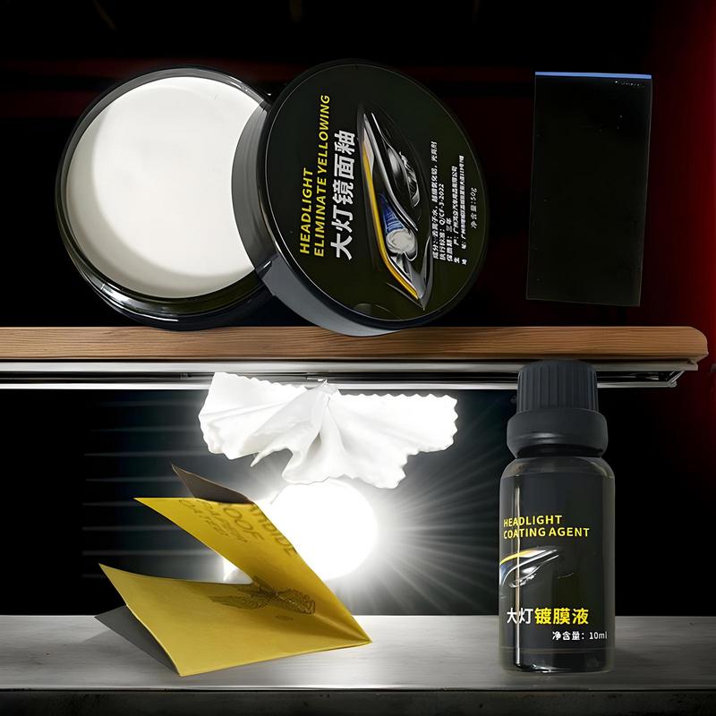 Headlight Restoration Kit Car Refurbishment Anti-Oxidation Coating Car Lamp Polishing Agent Scratch Restoration auto care
