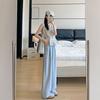 Milk Fu Cloud Pants Women's Summer New High Waist Drop Small Loose Casual Lazy Yamamoto Wide Leg Pants