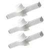 NUOLUX Food Storage Sealing Clamps, Set of 3, Snack Sealing Clips with Spout, Food Bag Sealing Clips, Lightweight Fresh Keeper, 13 x 1.5 x 3 cm