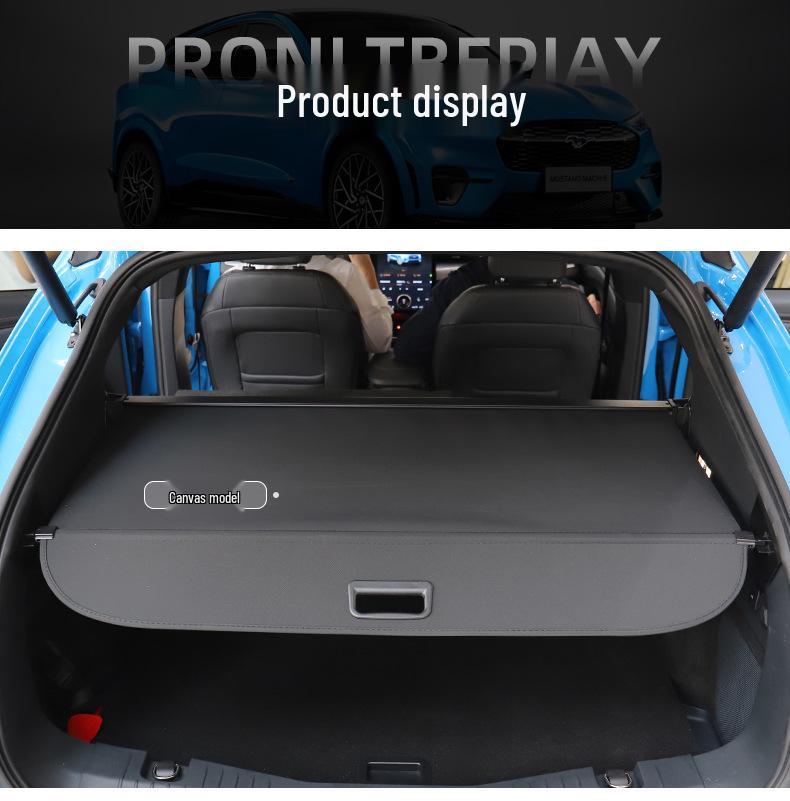 Trunk Cargo Cover for 2021-2025 Ford Mustang Mach-E Electric Horse
