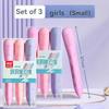 3/6 PCS Hole Eraser for Primary School Students No Dregs No Crumbs Clean Eraser Pen Image Skin Oversize Art Pose cute stationery