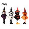 Halloween Holiday Decoration Plush Pom Hanging Decoration Pumpkin/Ghost/Black Cat/Witch Doll Witch Ornament