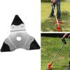 230mm  3Teeth Manganese Steel Lawn Mower Trimmer Blade Brush Cutter Manganese Steel Garden Lawn Mower Tool Parts