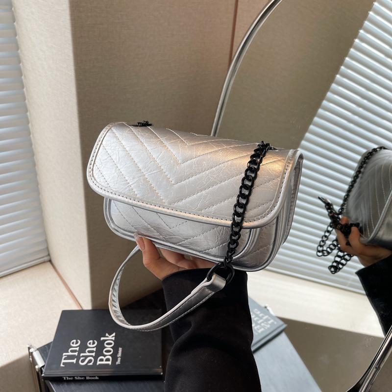 Bag Women's New Fashion Versatile Small Square Bag Casual Design Messenger Bag