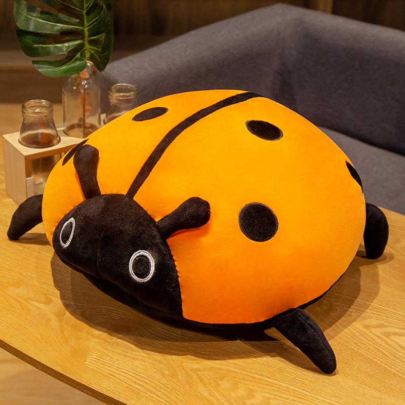 40-80cm Cute Colorful Ladybug Plush Toy Soft Ladybird Insect Doll Pillow Cushion Girl Birthday Gift