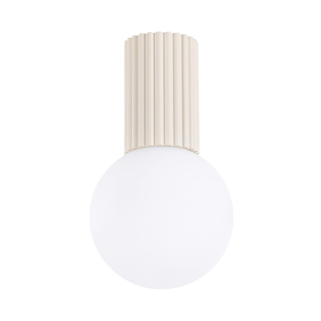 Halo beige ceiling lamp IP44