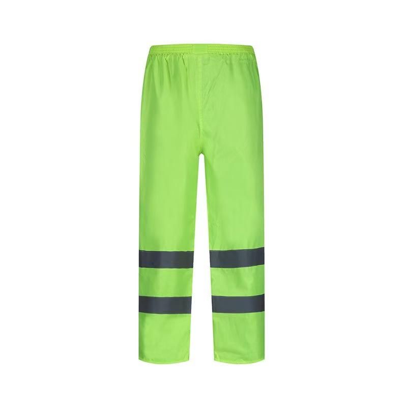 

High-Visibility Reflective Rain Pants for Traffic and Patrol Safety L