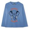 ElephanT Round T shirT Blue z256afTr12