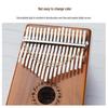 GECKO Thumb Piano Kalimba with Magnetic Sand Chain, 17-Key Tremolo Finger Piano Accessories.