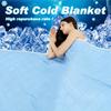 Cooling Blanket Sleeper Summer Cooling Blanket Lightweight Air-Cooled Comforter Heat Absorption Soft Breathable Smooth Quilt