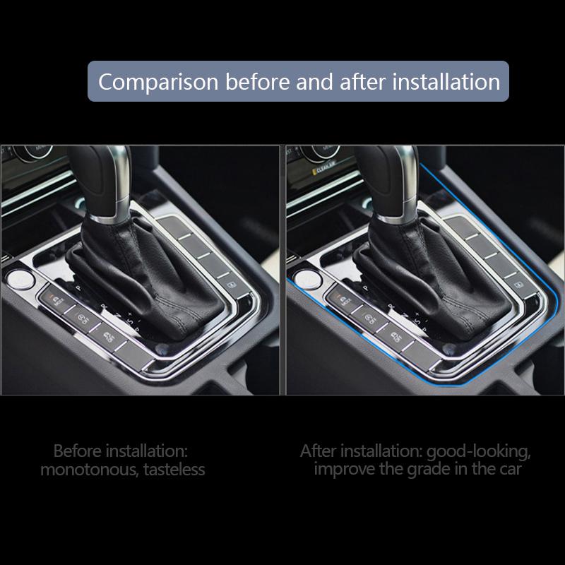 Interior Car Moulding Trim Strips DIY Flexible Anti Scratch Lines 5M Decoration Strip Dashboard Car-styling Auto Accessories