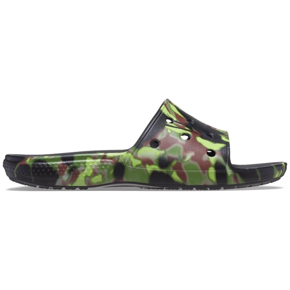 

Crocs Classic Spray Camo Slide 208252 Черный M8W10 (26см) чёрный