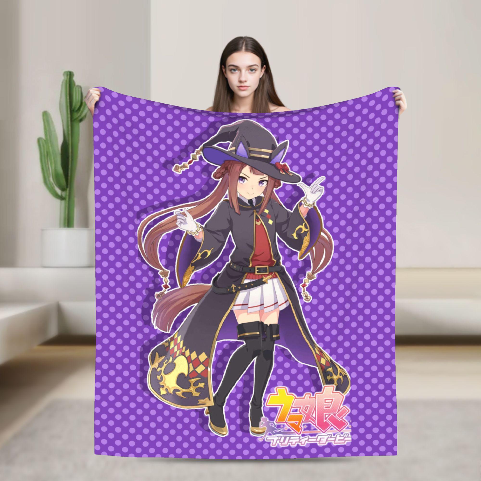 

Sweep Tosho UmaMusume Pretty Derby Warm Soft Blanket Girls Boys Plush Bedding Throws Novelty Couch Bed Bedspread Sofa Bed Cover 75x100cm (30x40inch)