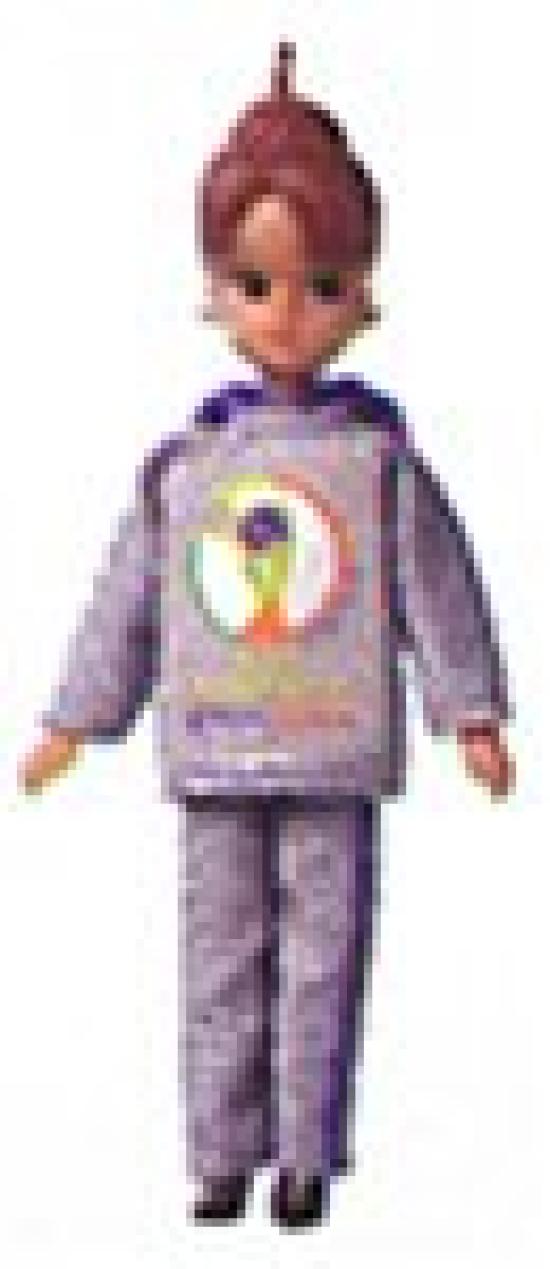 

Variety 2002 FIFA Licca Mascot Gray Licca-chan