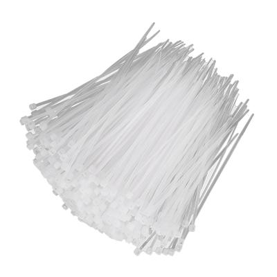 1000 Stück 3 x 100 150 mm weiße Standard-Kabelbinder aus selbstsicherndem Kunststoff (3 x 100 mm)