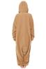SAZAC Fleece Kigurumi Sloth Adult One Size Fits Most 2784