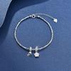Zhongying Jewelry Silver Lily of the Valley Bracelet – Women's Elegant and Versatile Design