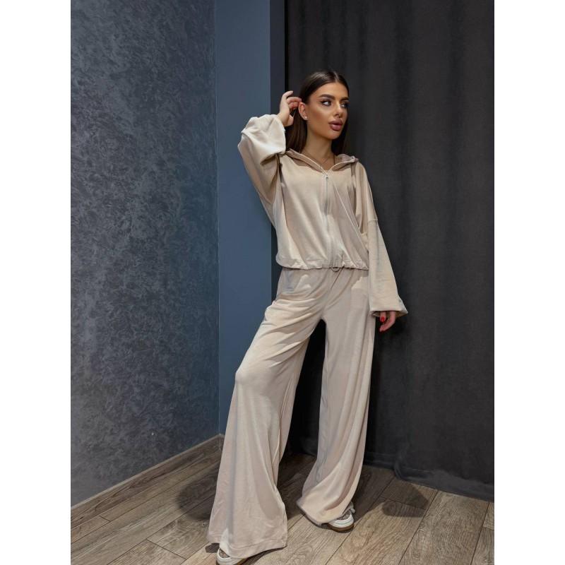 Womens Hooded Casual Two-Piece Set Long Sleeve Top Pants 2026 Winter Streetwear Outfit